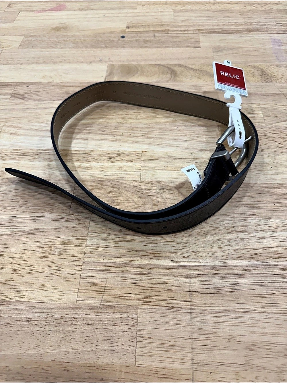 Relic Wrapped Keeper Belt Brown & Black Medium
